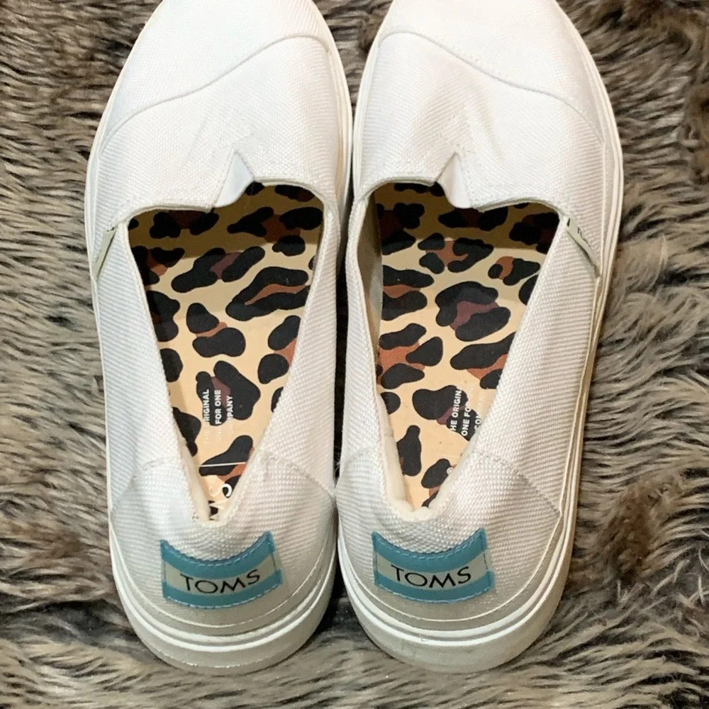 Tom’s Women Alpargata Lug Slip On Shoes, White /heavy canvas size 11